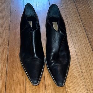 Michael Kors Black Leather Oxfords